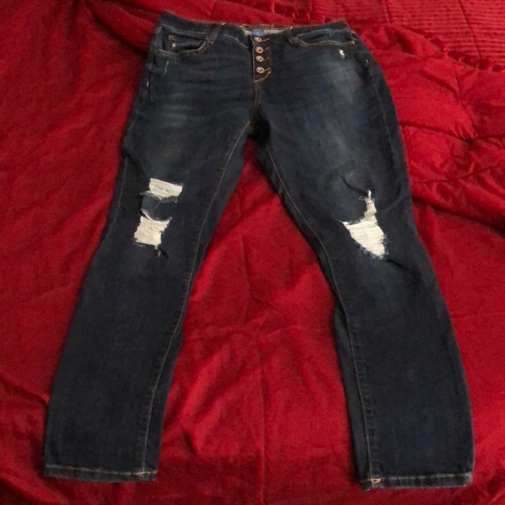 Arizona average length jeans high waisted